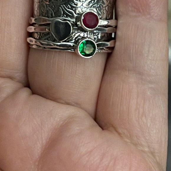 Ruby spinner ring - Picture 4 of 4
